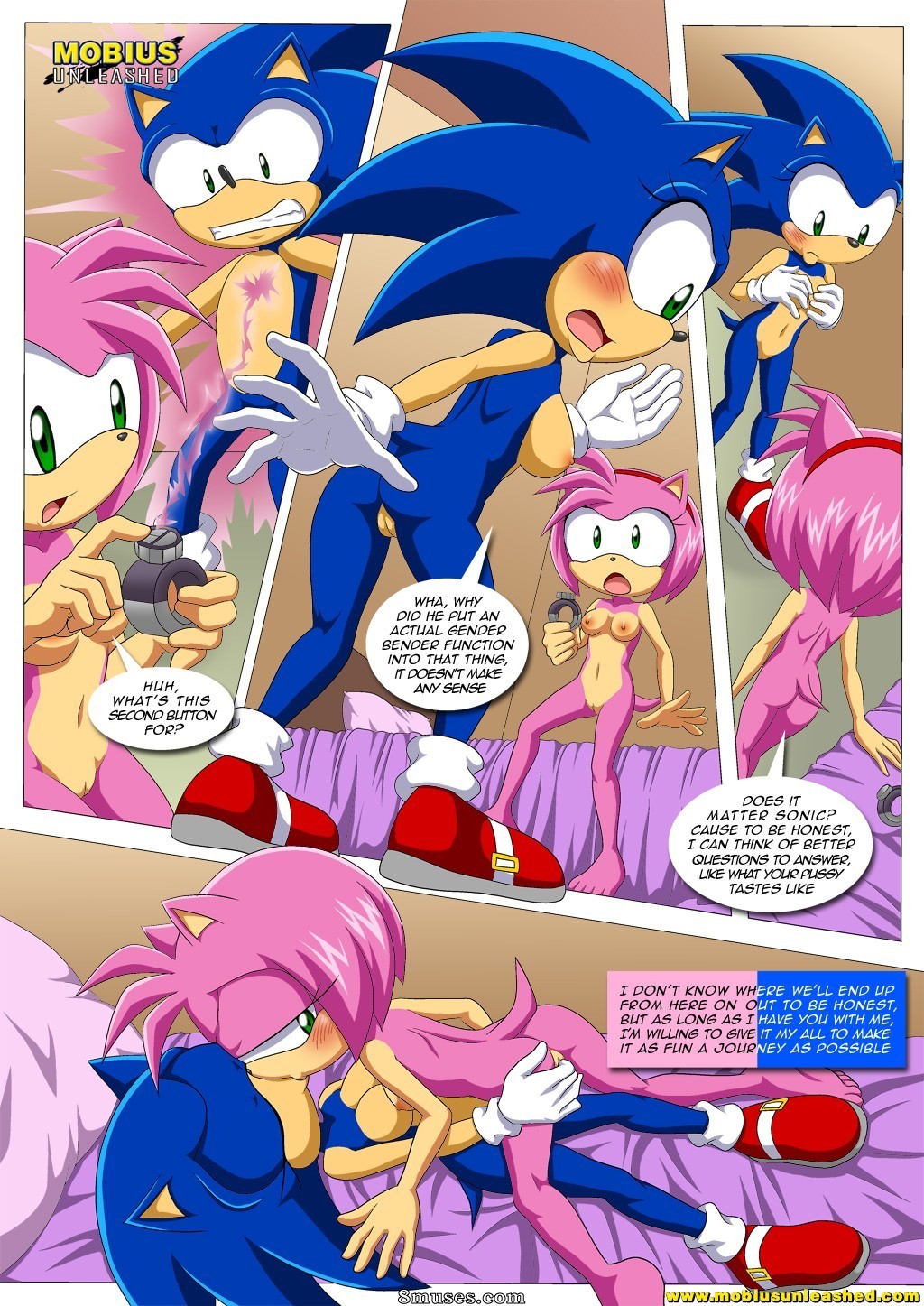 Mobiusunleashed Comics - Sonic e Amy com um TWIST - Página 24