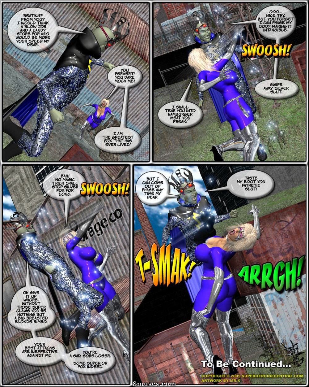 Superheroine Central Comics - Raposa caramelo - Os quatro cavaleiros - Página 36