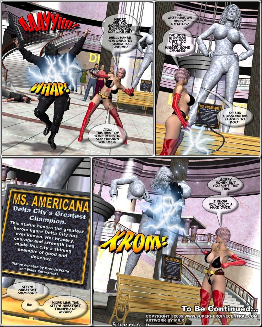 Superheroine Central Comics - Raposa caramelo - Os quatro cavaleiros - Página 6