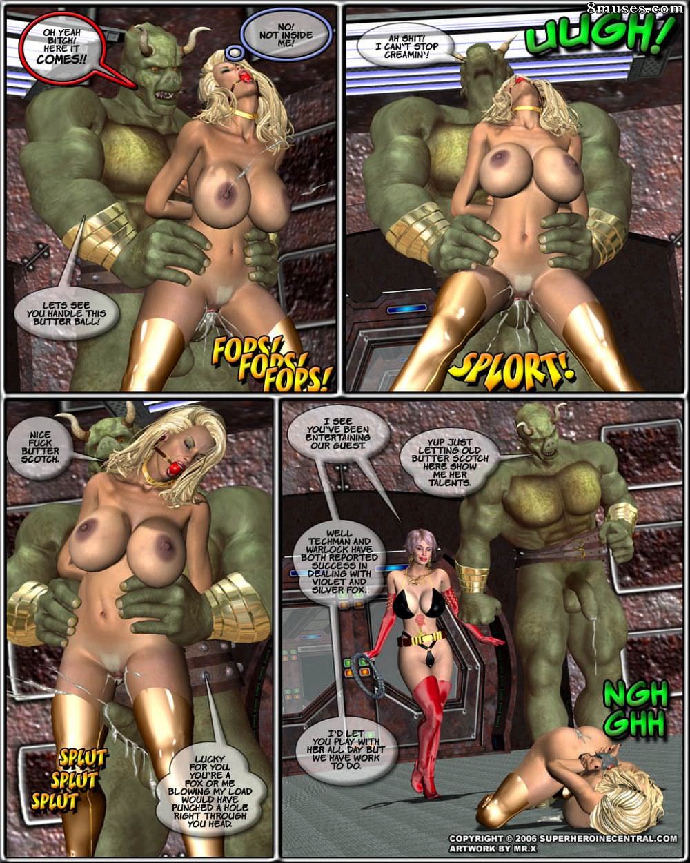 Superheroine Central Comics - Raposa caramelo - Os quatro cavaleiros - Página 52