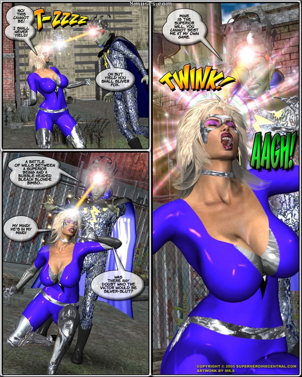 Superheroine Central Comics - Raposa caramelo - Os quatro cavaleiros - Página 39