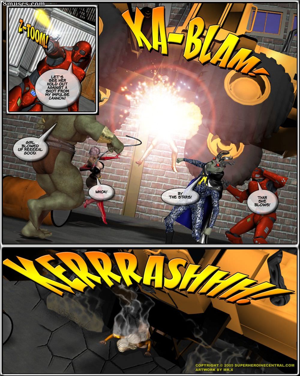 Superheroine Central Comics - Raposa caramelo - Os quatro cavaleiros - Página 24