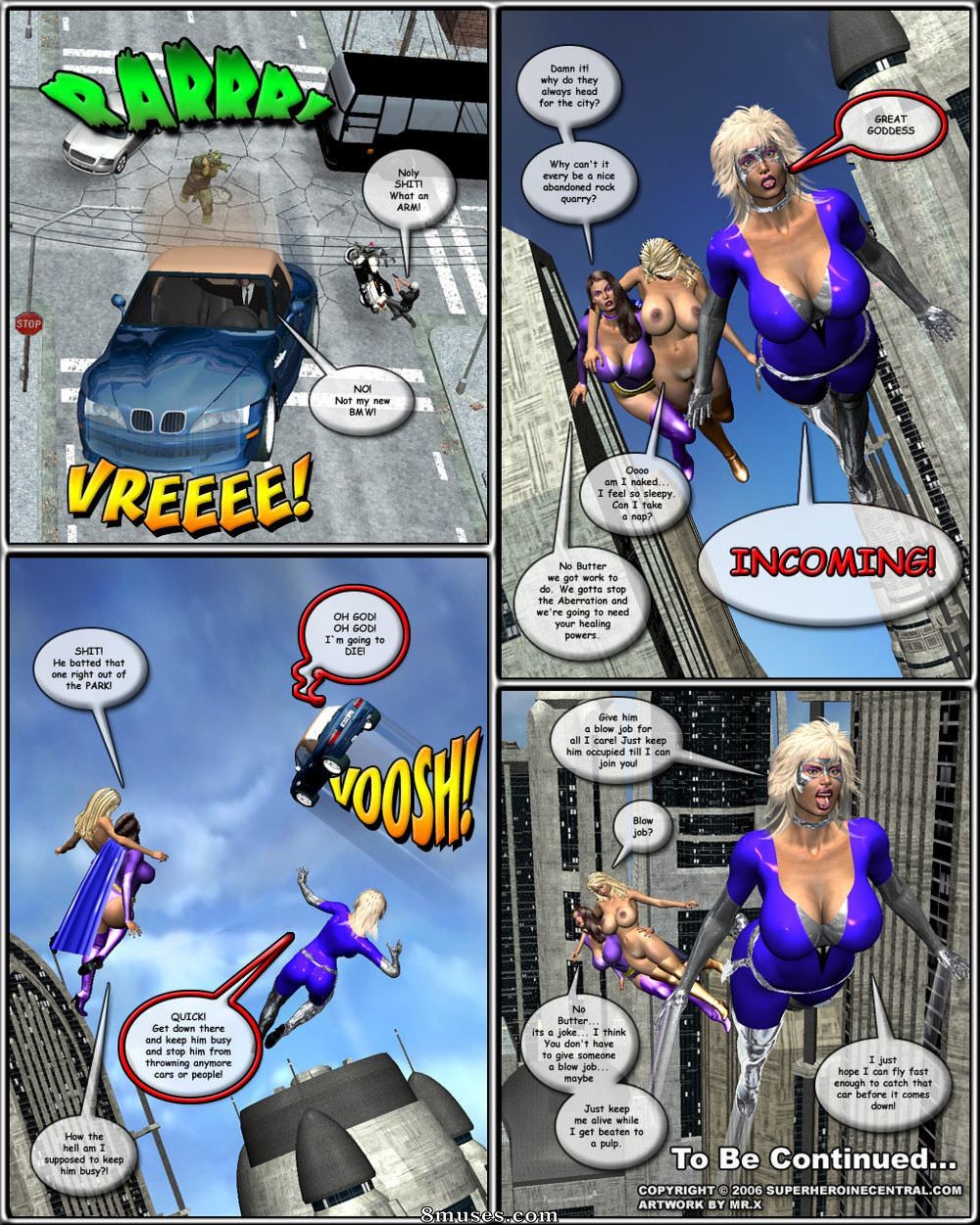 Superheroine Central Comics - Raposa caramelo - Os quatro cavaleiros - Página 71
