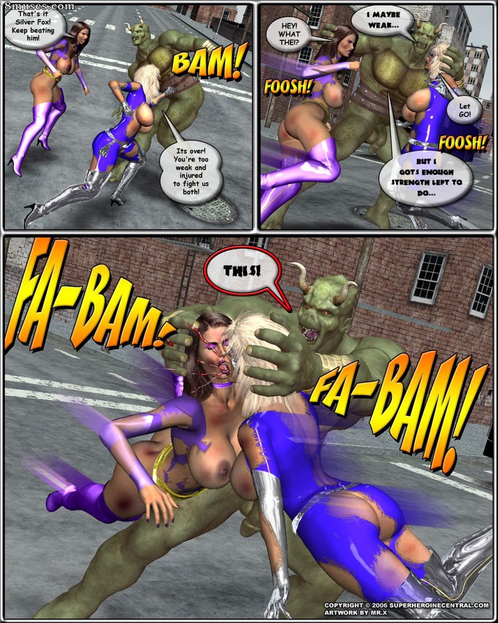 Superheroine Central Comics - Raposa caramelo - Os quatro cavaleiros - Página 85