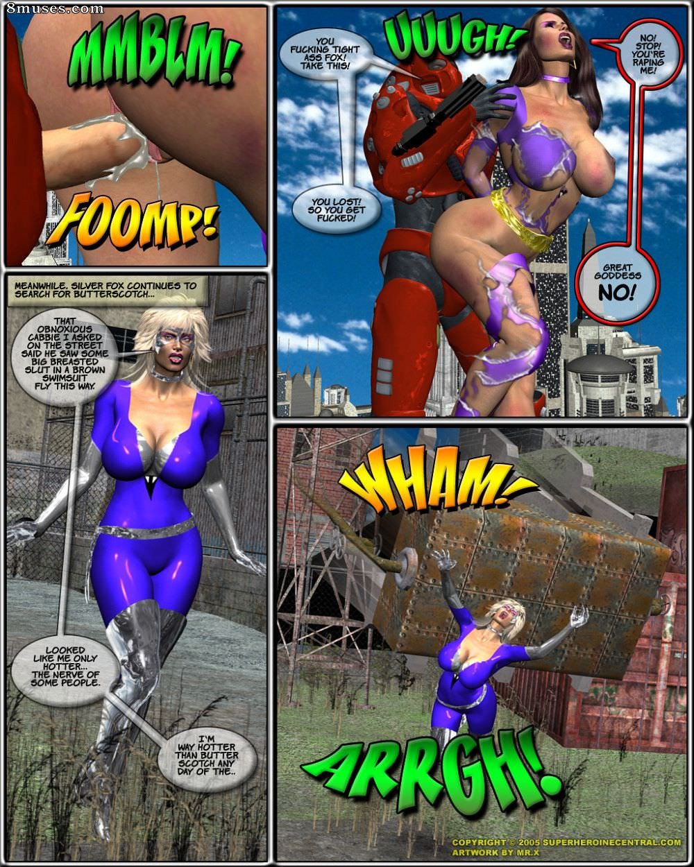 Superheroine Central Comics - Raposa caramelo - Os quatro cavaleiros - Página 34