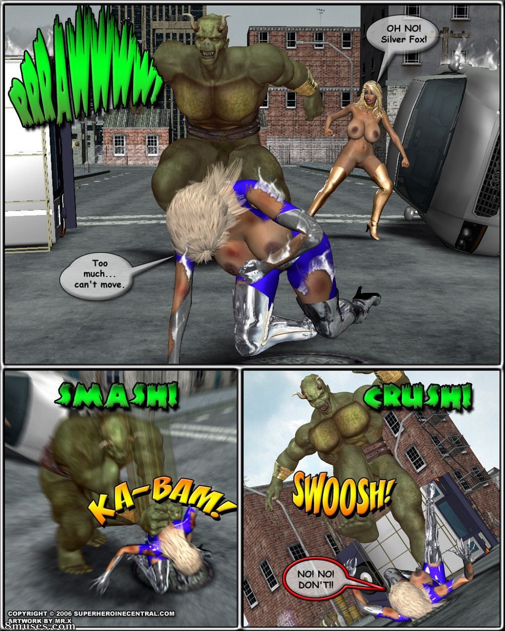 Superheroine Central Comics - Raposa caramelo - Os quatro cavaleiros - Página 77