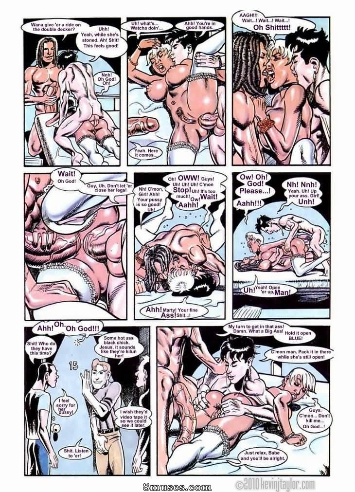 Kevin Taylor Adult Comics - Boy Blue and Marty - Page 8