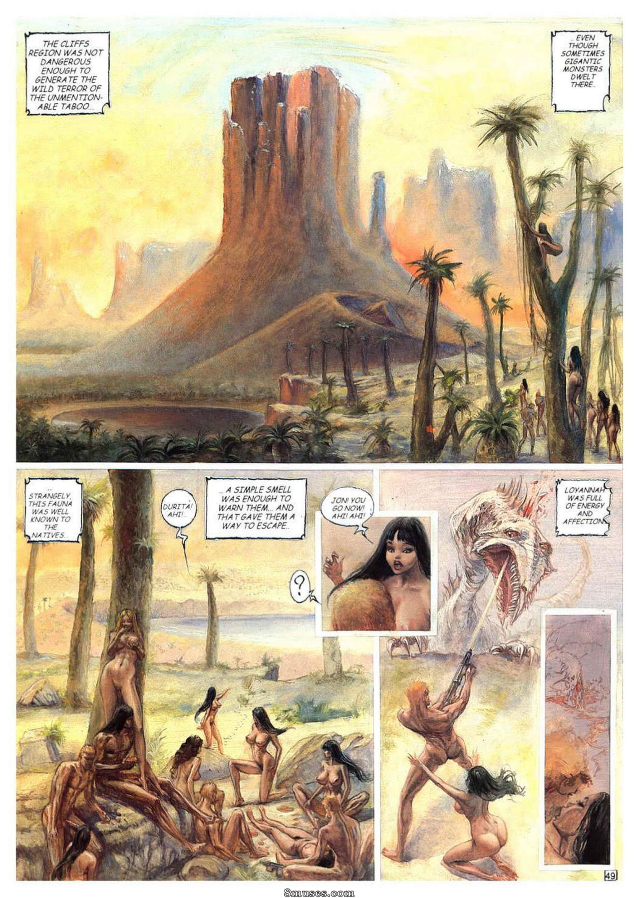 Peter Riverstone Comics - Nagarya - The Lost Continent - Page 48