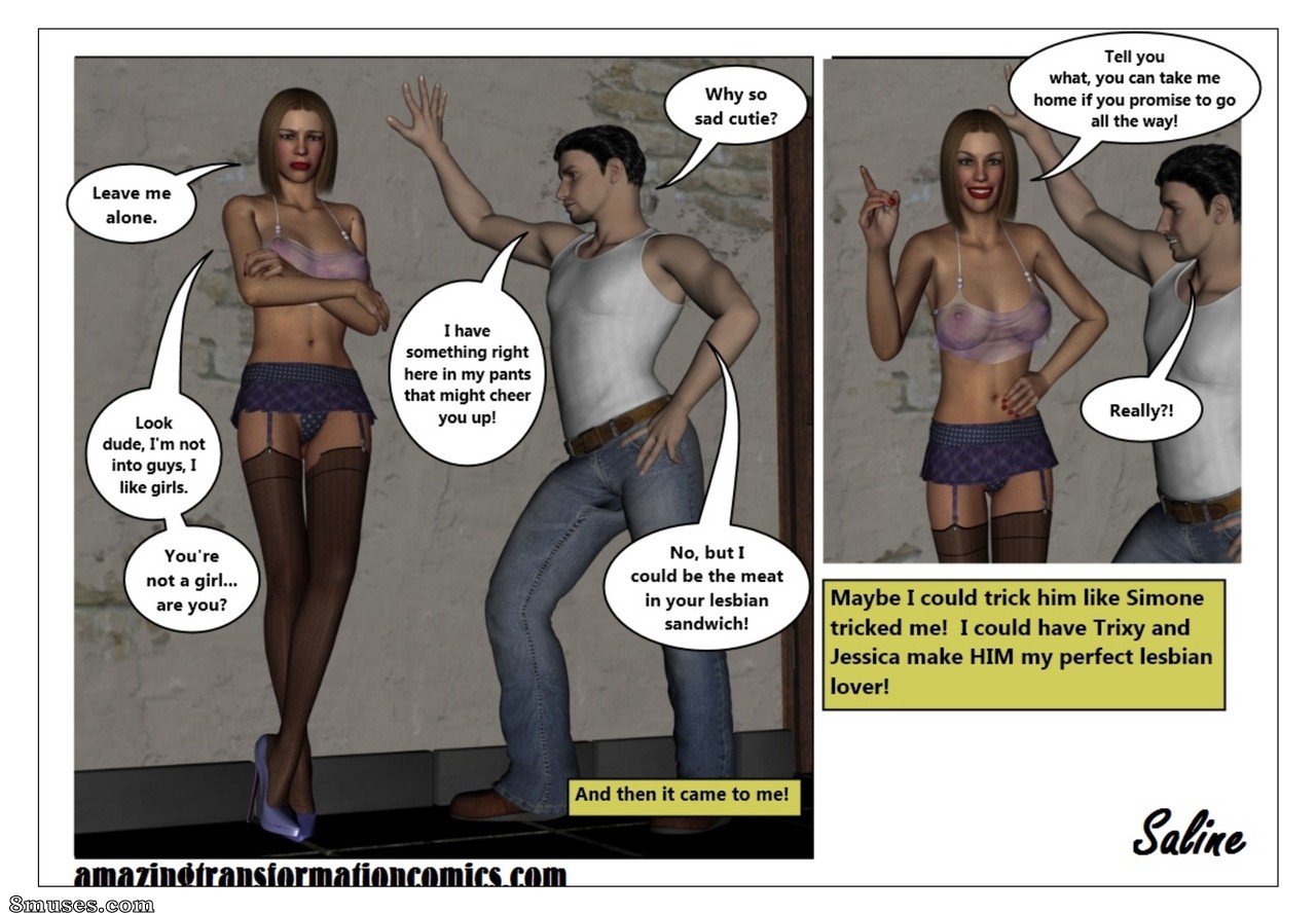 Amazing Transformation Comics - Tranny Trouble - Page 37