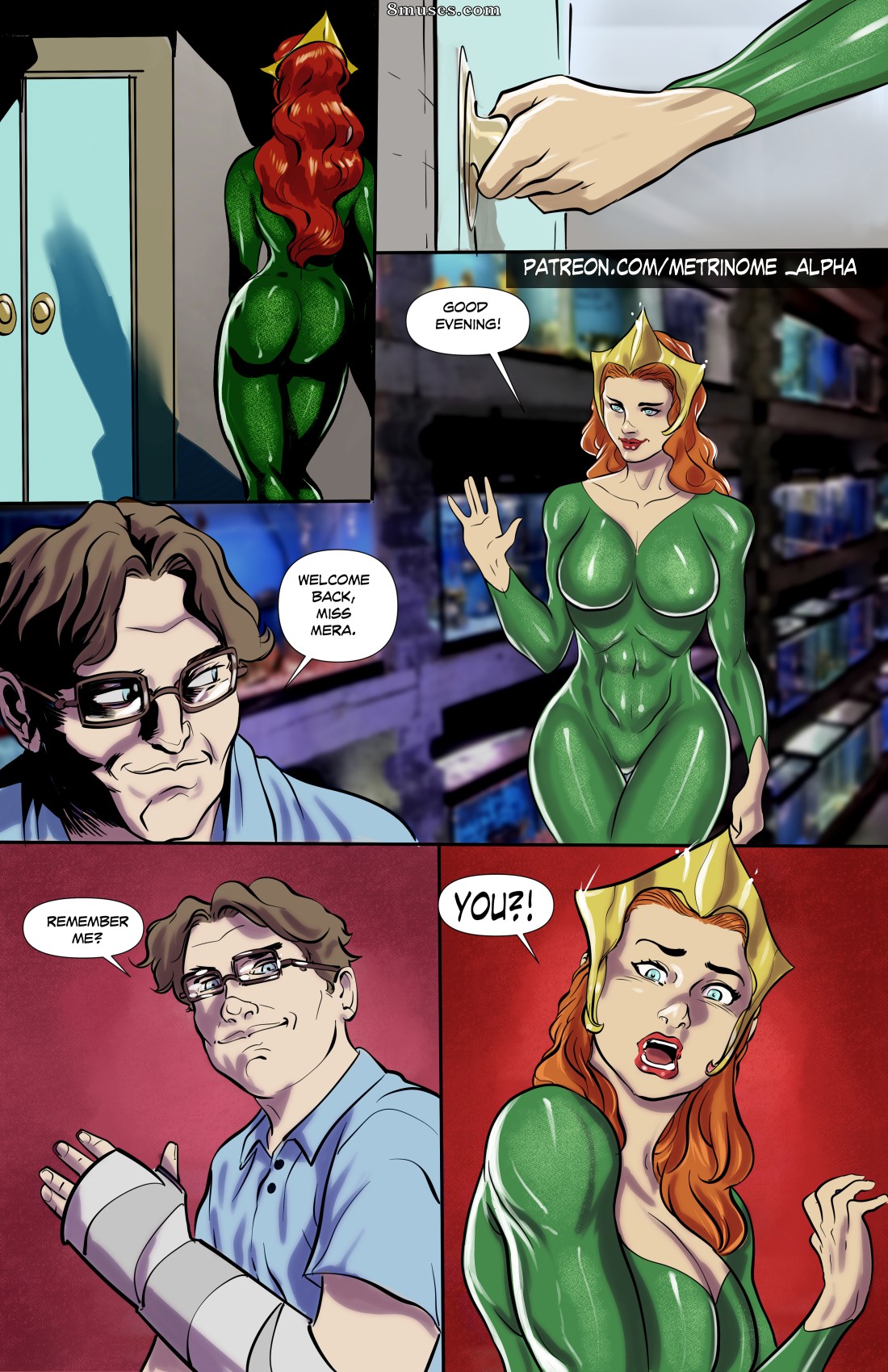 MetrinomeAlpha - Mera Gets Blackmailed - Page 1
