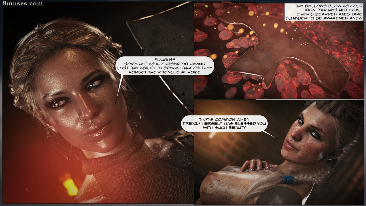 A Viking's Lust - Eivor, Assassin's Seed Forge Of Lust - Comics - Page 9