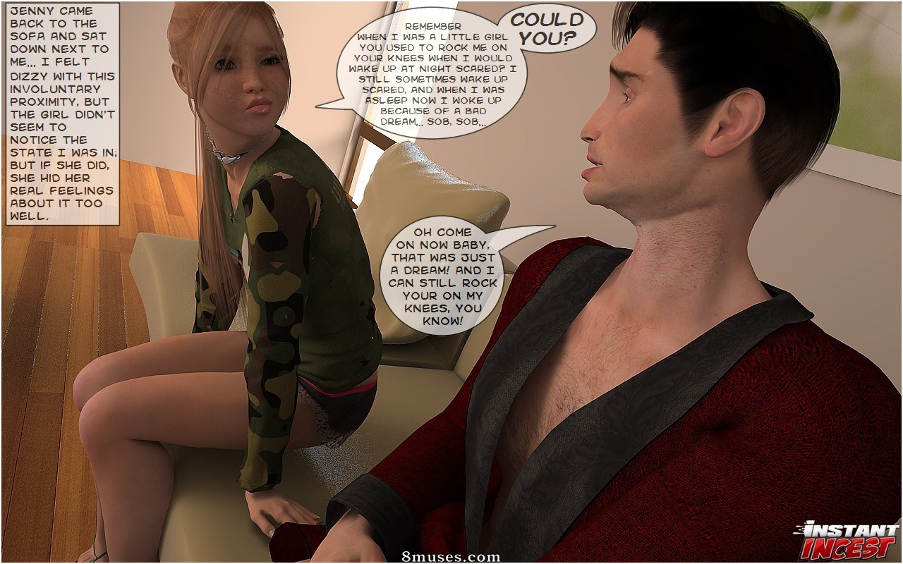InstantIncest.com Comics - Dad poking his babys pussy - Page 11