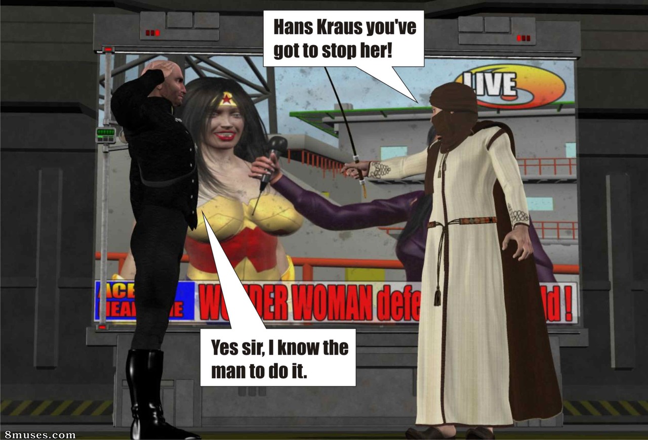 Superheroine Central Comics - Wonder Woman - Oil Major - Page 34