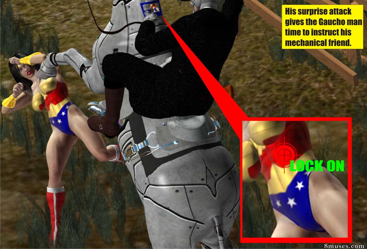 Superheroine Central Comics - Mulher maravilhosa - Grande do petróleo - Página 97