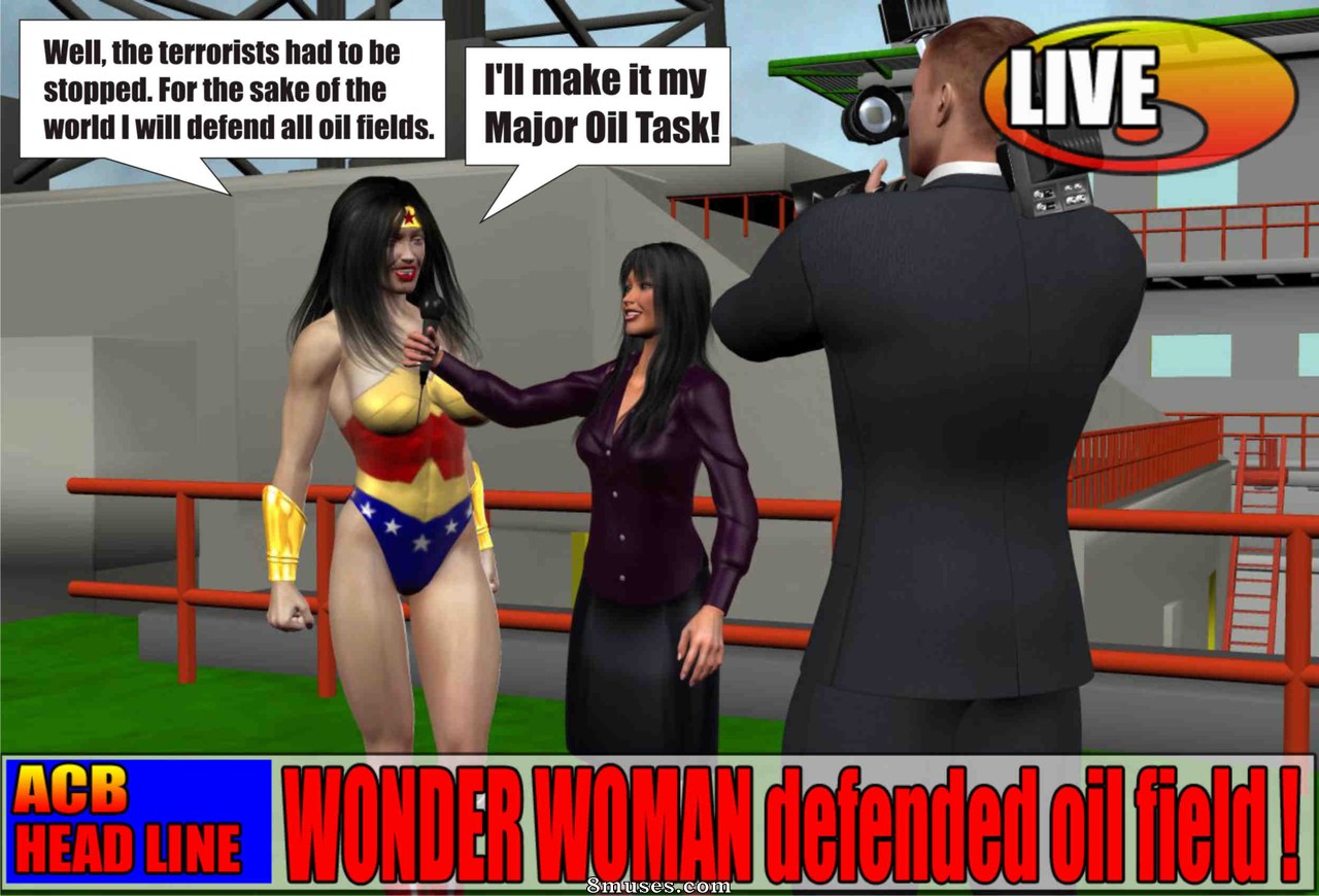 Superheroine Central Comics - Mulher maravilhosa - Grande do petróleo - Página 29