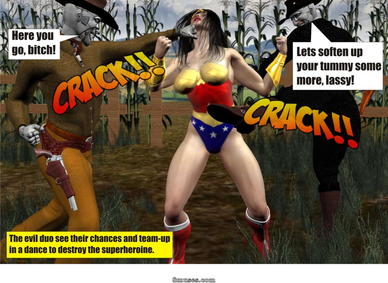 Superheroine Central Comics - Mulher maravilhosa - Grande do petróleo - Página 107