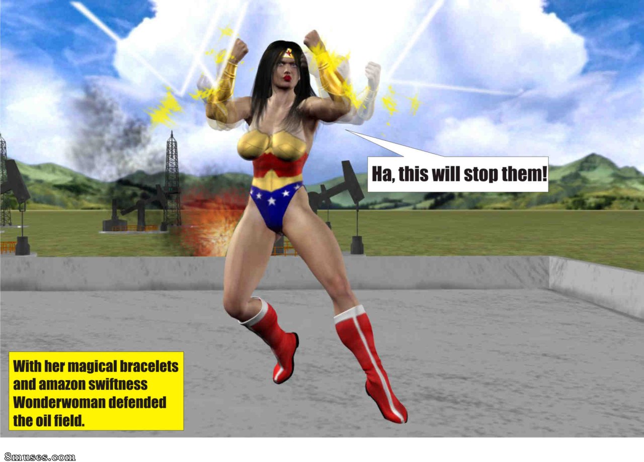 Superheroine Central Comics - Mulher maravilhosa - Grande do petróleo - Página 51