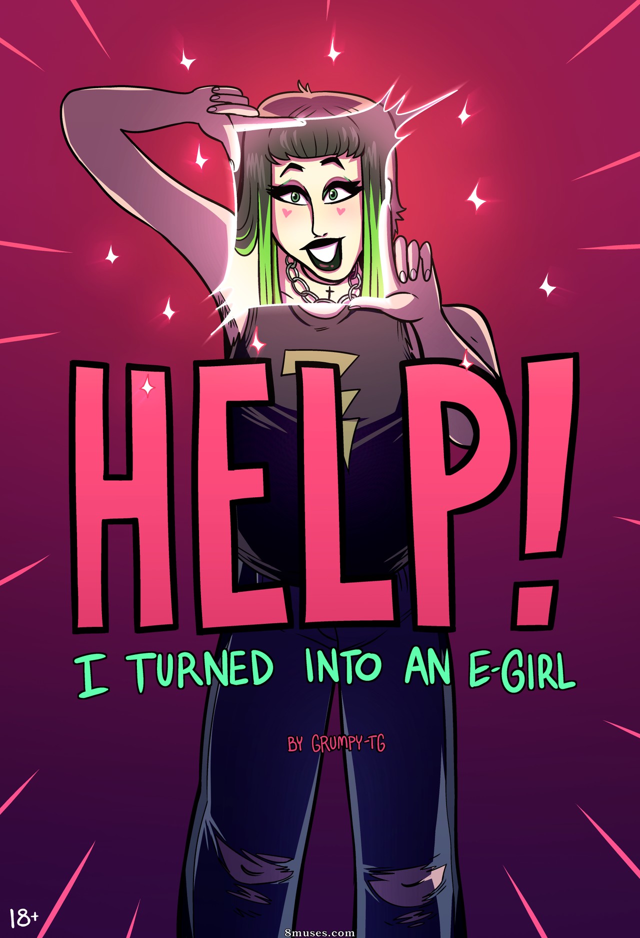 Page 1 | TG-Comics/Grumpy-TG/Help-I-Turned-Into-An-E-Girl | 8muses - Sex  Comics