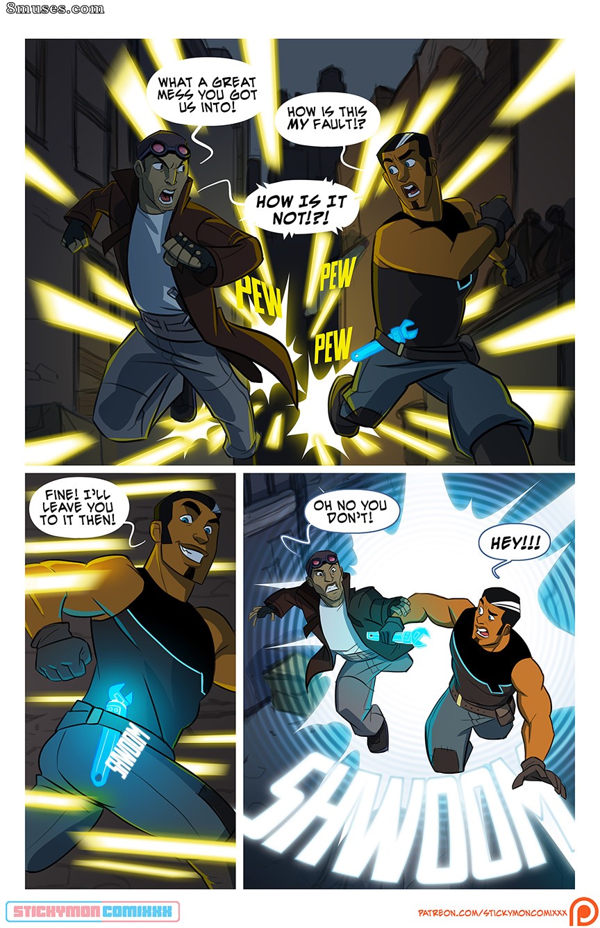 Stickymon Comics - The Quantum Mechanic - Dirty Discipline - Page 4
