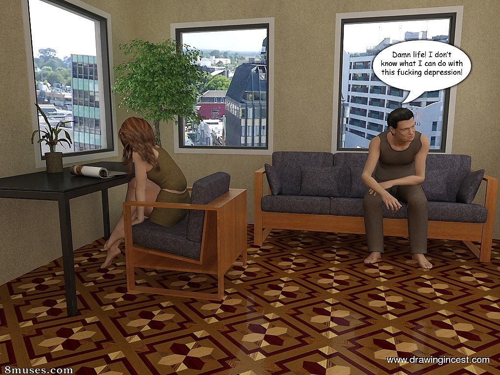 Page 1 | Drawingincest_com-Comics/3D/A-daughter-and-her-friend-help-father  | 8muses - Sex Comics