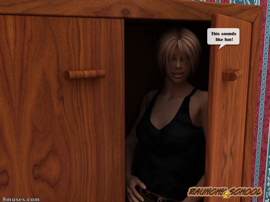 RaunchySchool3D Comics - Teacher uses a strapon to fuck discipline into a boy - Page 4
