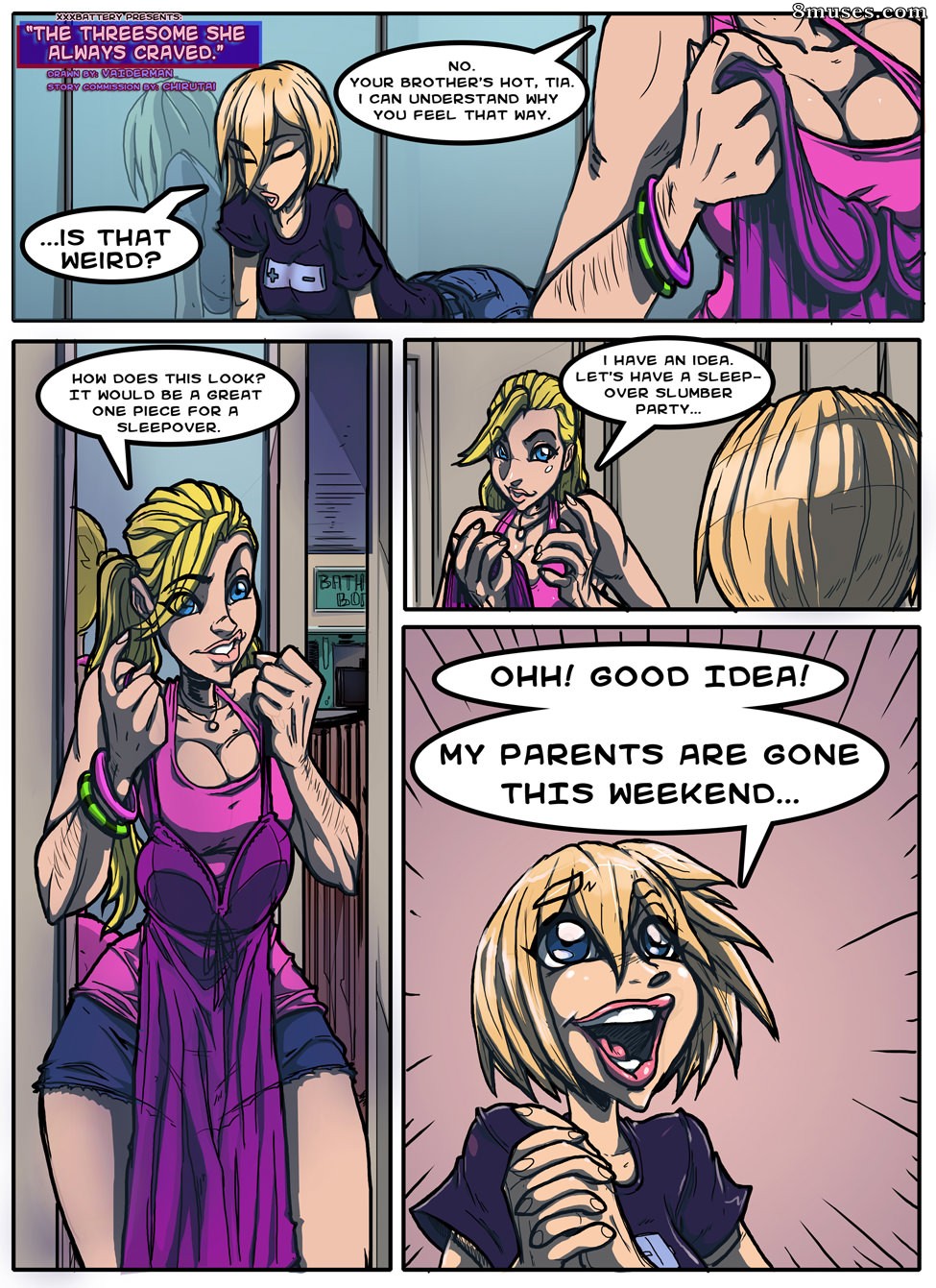 Page 2 | XXXBattery-Comics/Threesome-of-her-Dreams | 8muses - Sex Comics