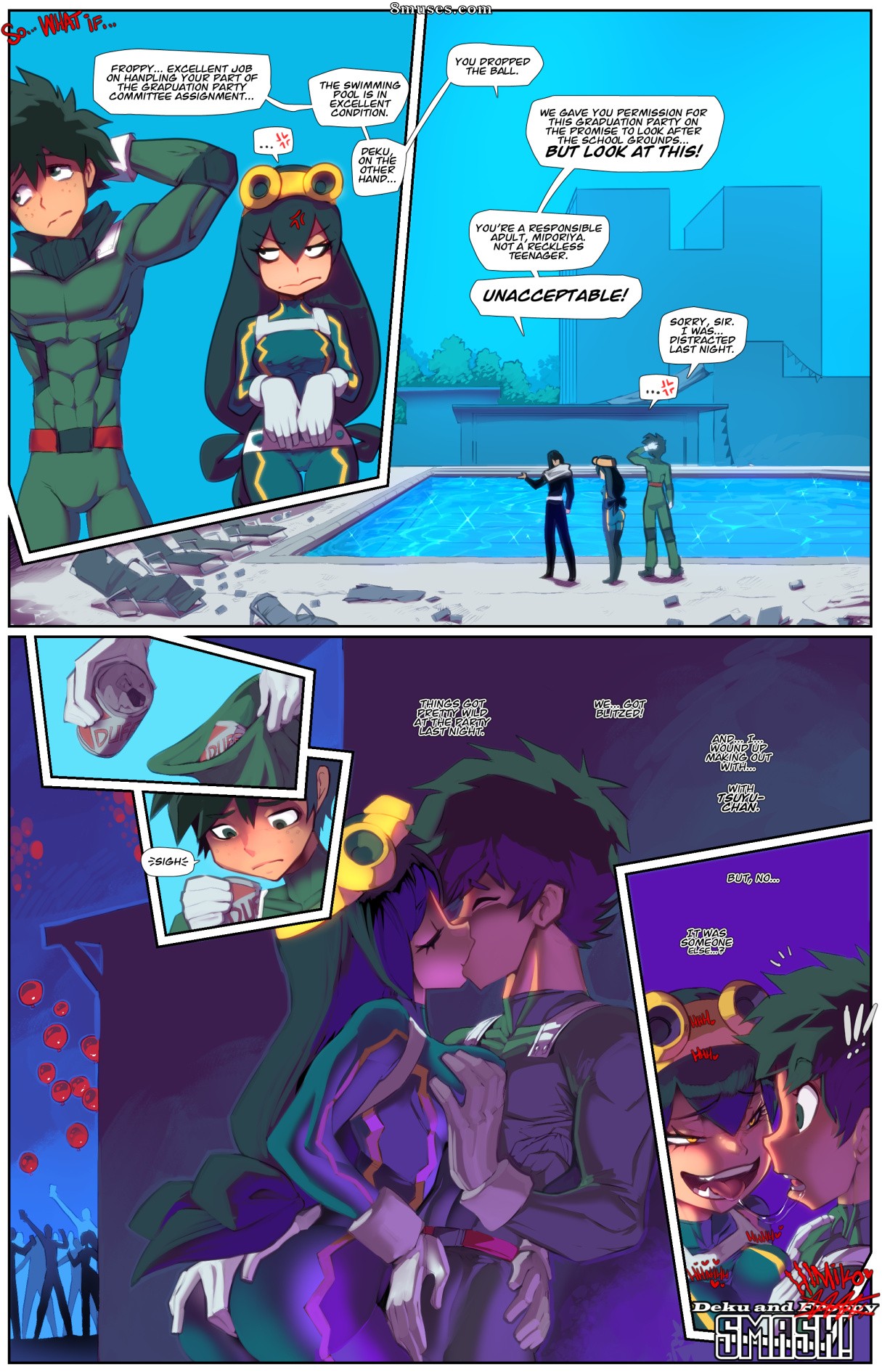 Fred Perry Comics - Deku e Himiko são esmagados - Página 1