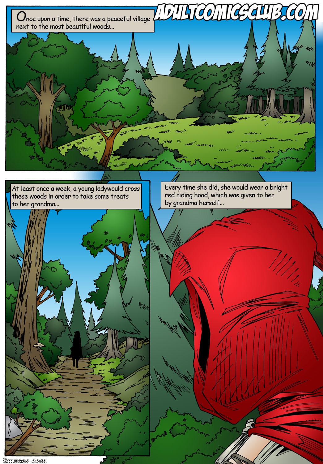 AdultComicsClub.com Collection - Le petit chaperon rouge - Page 1