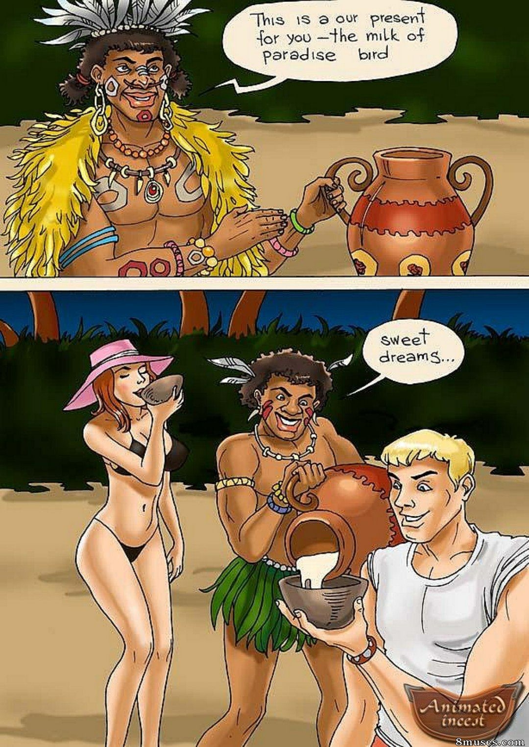 Animated Incest Comics - Vacances sur l'île - Page 6