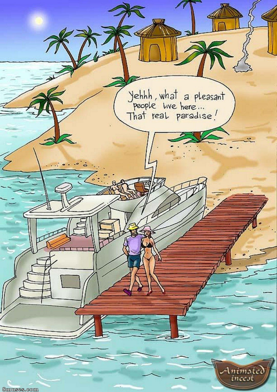 Animated Incest Comics - Vacances sur l'île - Page 20