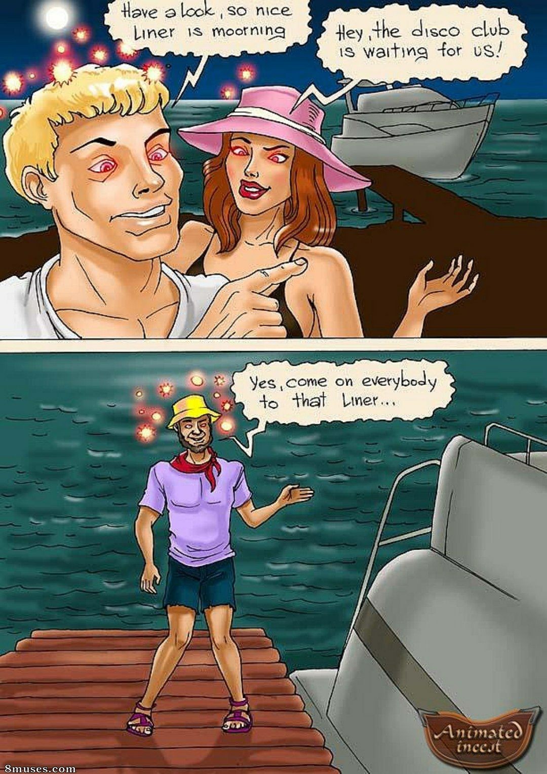 Animated Incest Comics - Vacances sur l'île - Page 7