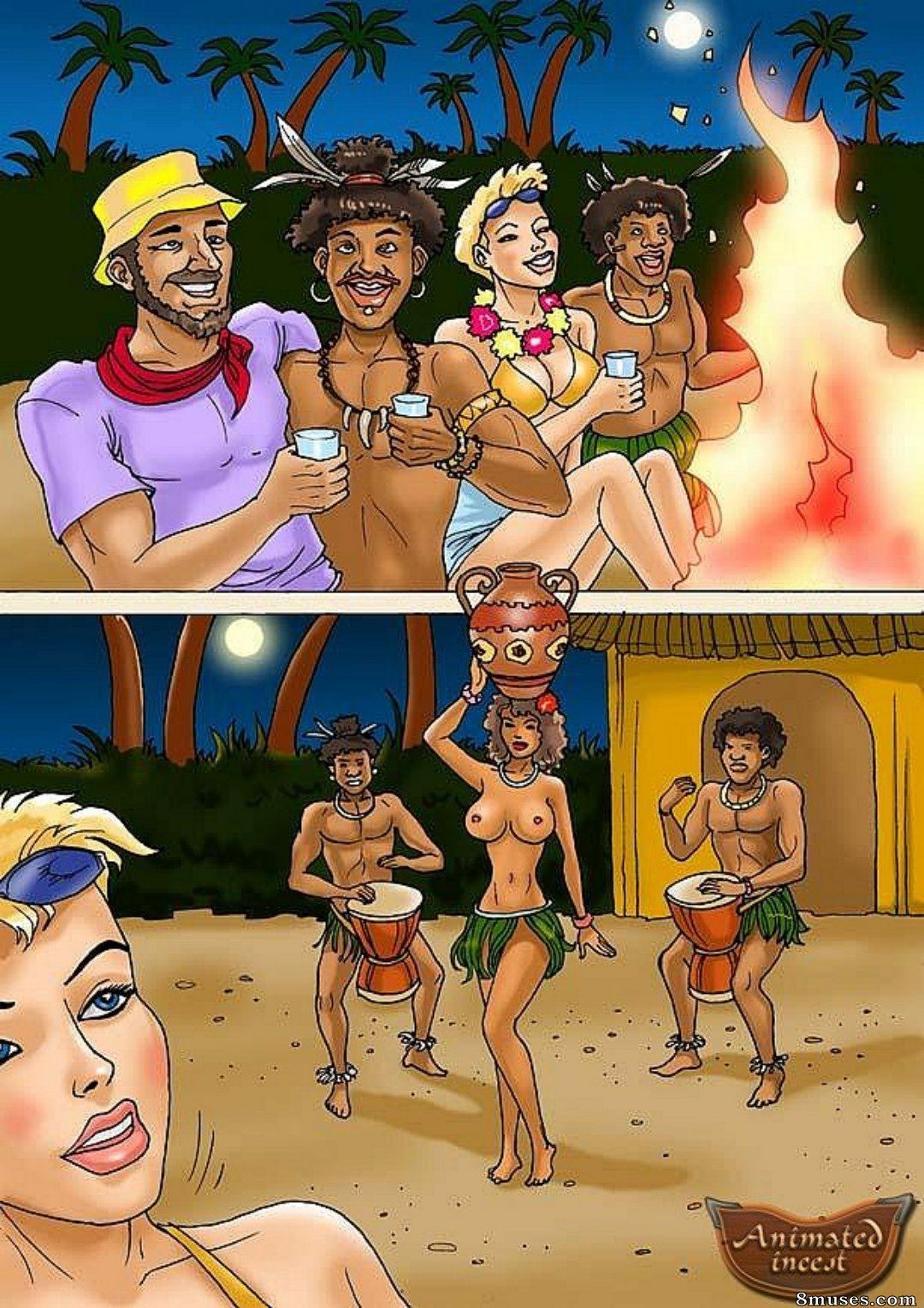 Animated Incest Comics - द्वीप अवकाश - पेज 5