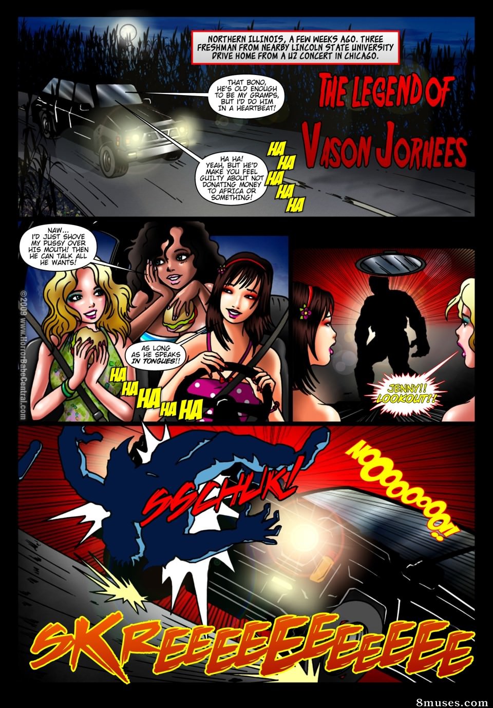 Horror Babe Central - The Legend Of Vason Jorhees - Page 1