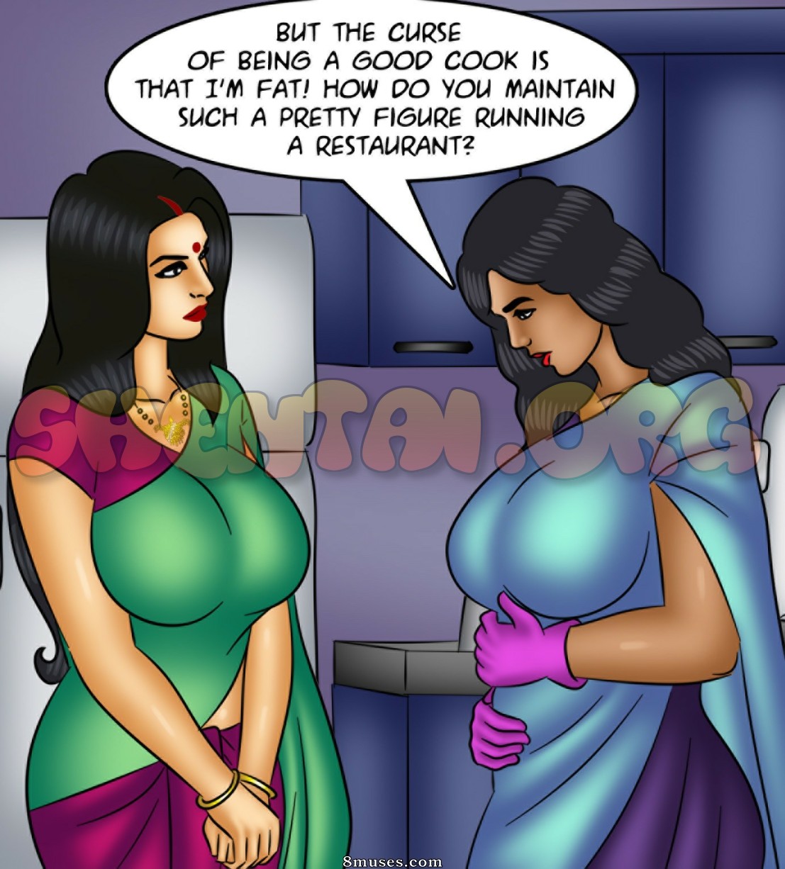 Kirtu.com Comics - Savita Bhabhi - Episódio 117 - A milf da porta ao lado - Página 49