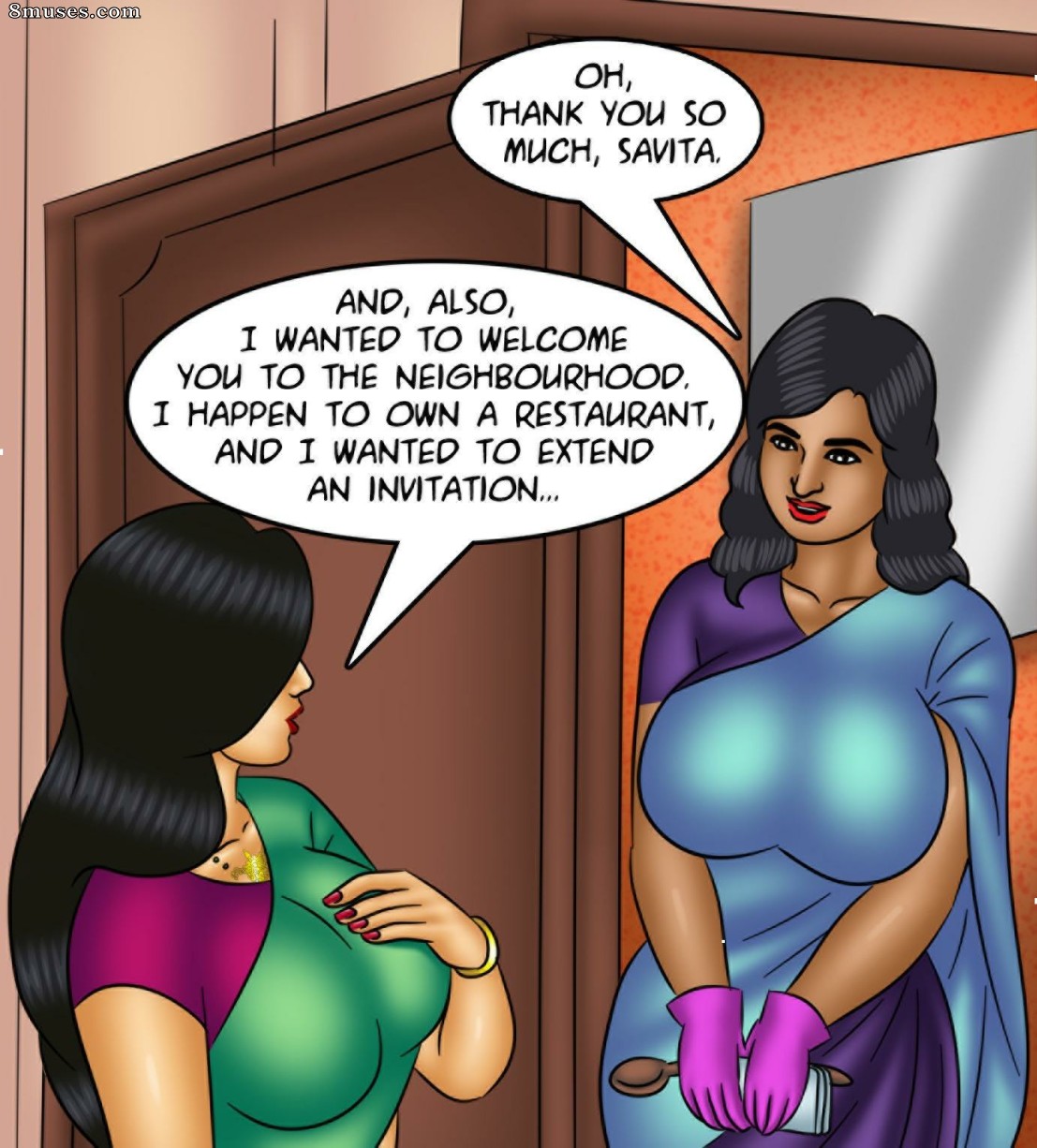 Kirtu.com Comics - Savita Bhabhi - Épisode 117 - La milf d'à côté - Page 36