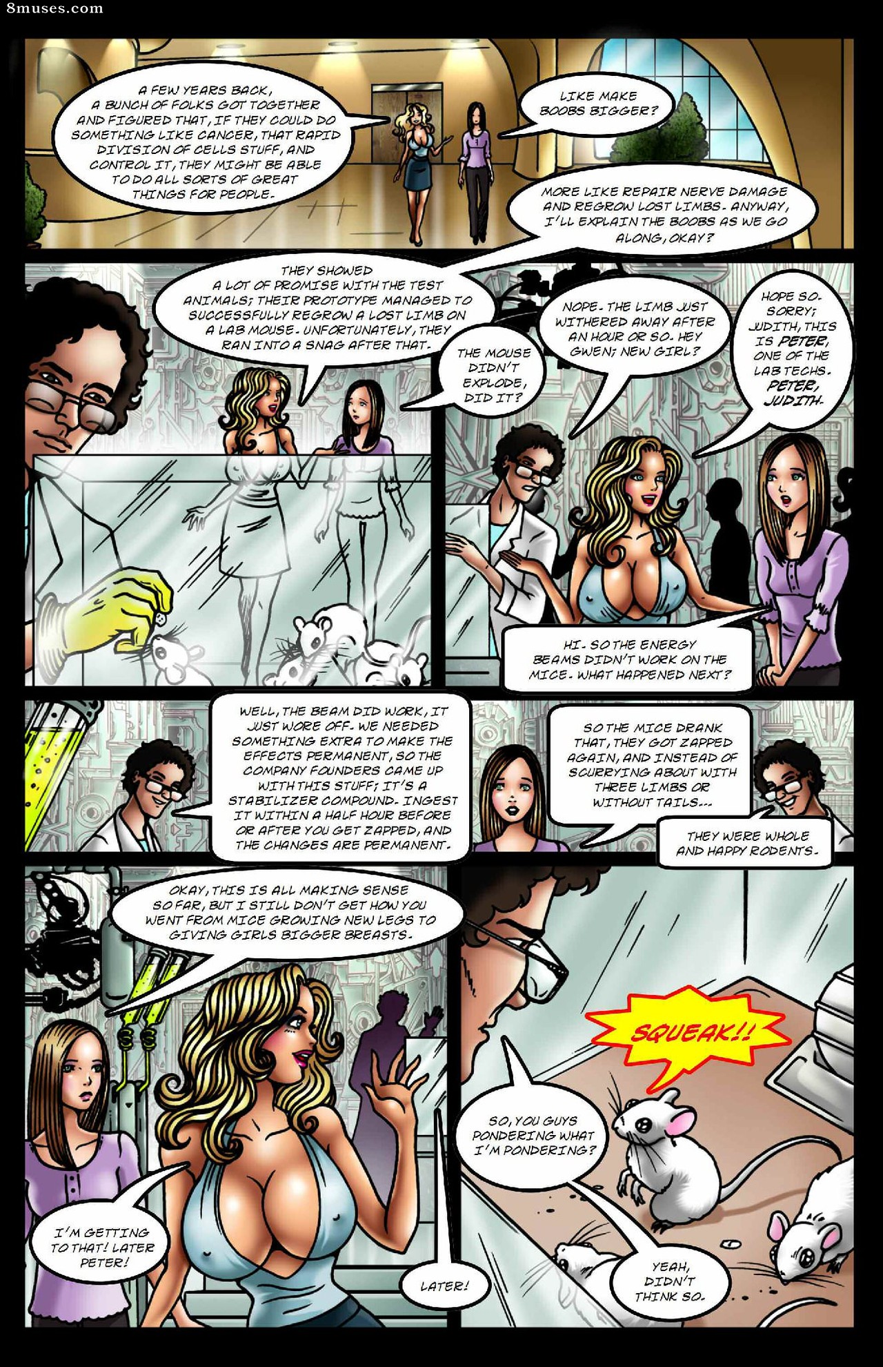 BE Story Club Comics - The Boob Job - Page 9