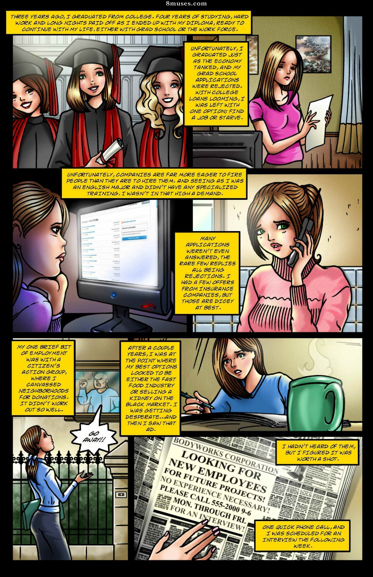 BE Story Club Comics - The Boob Job - Page 5
