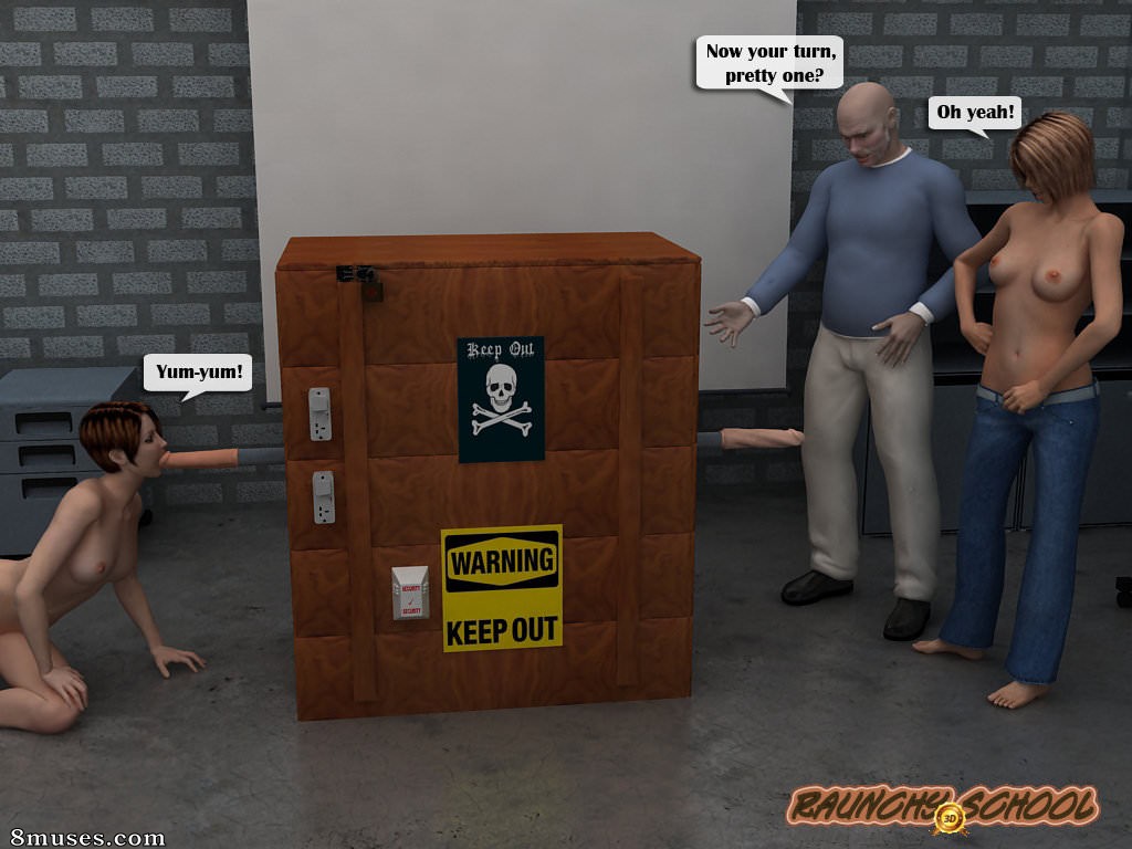 RaunchySchool3D Comics - A Fucking Machine Workshop for Two Hotties - Page 15