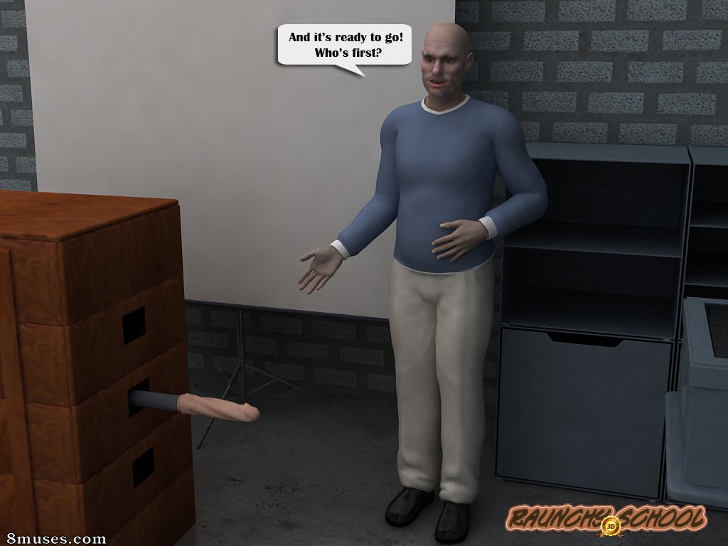 RaunchySchool3D Comics - A Fucking Machine Workshop for Two Hotties - Page 11