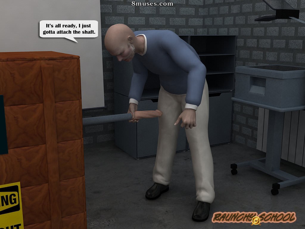 RaunchySchool3D Comics - Un atelier de machine à baiser pour deux chaudasses - Page 10
