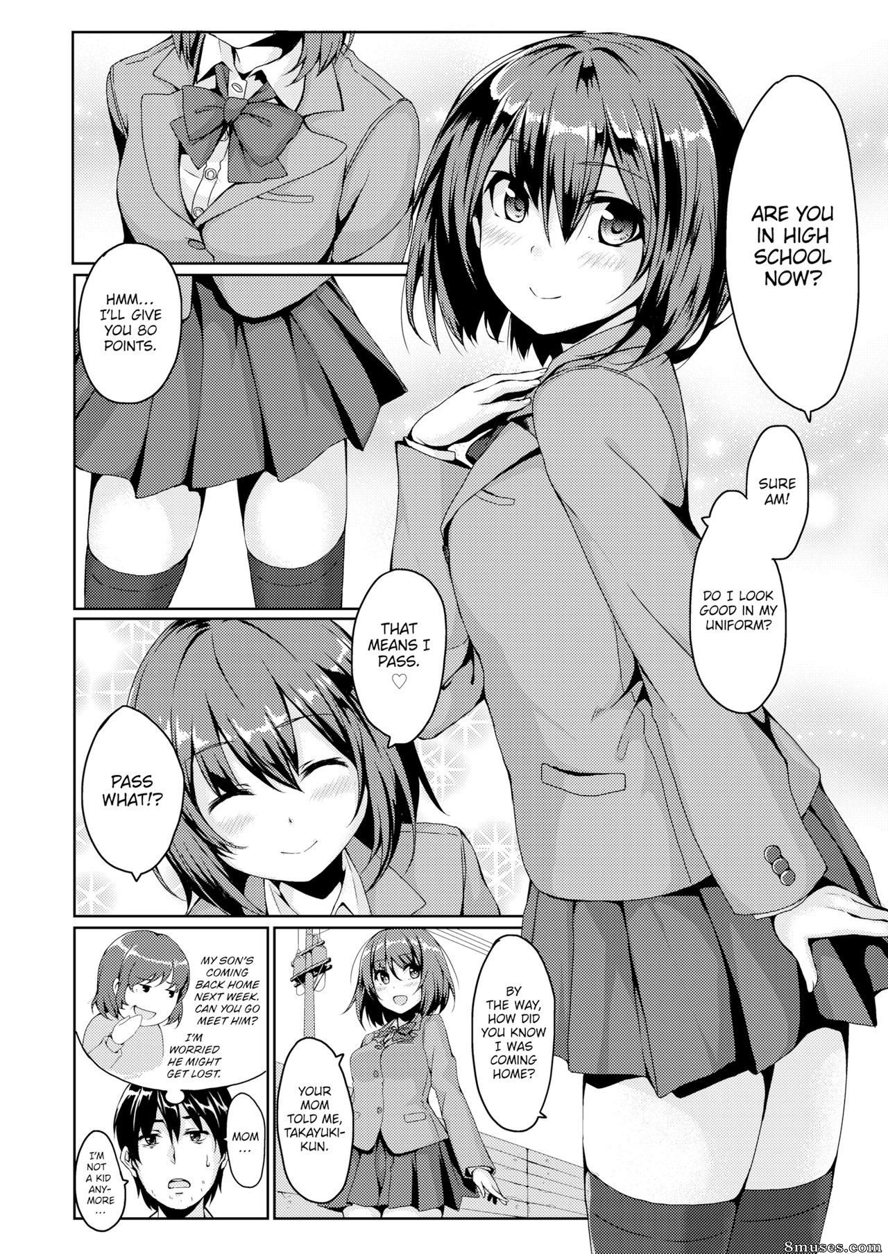 Page 2 | Fakku-Comics/Unasaka/Cheer-Up-Childhood-Friend | 8muses - Sex  Comics