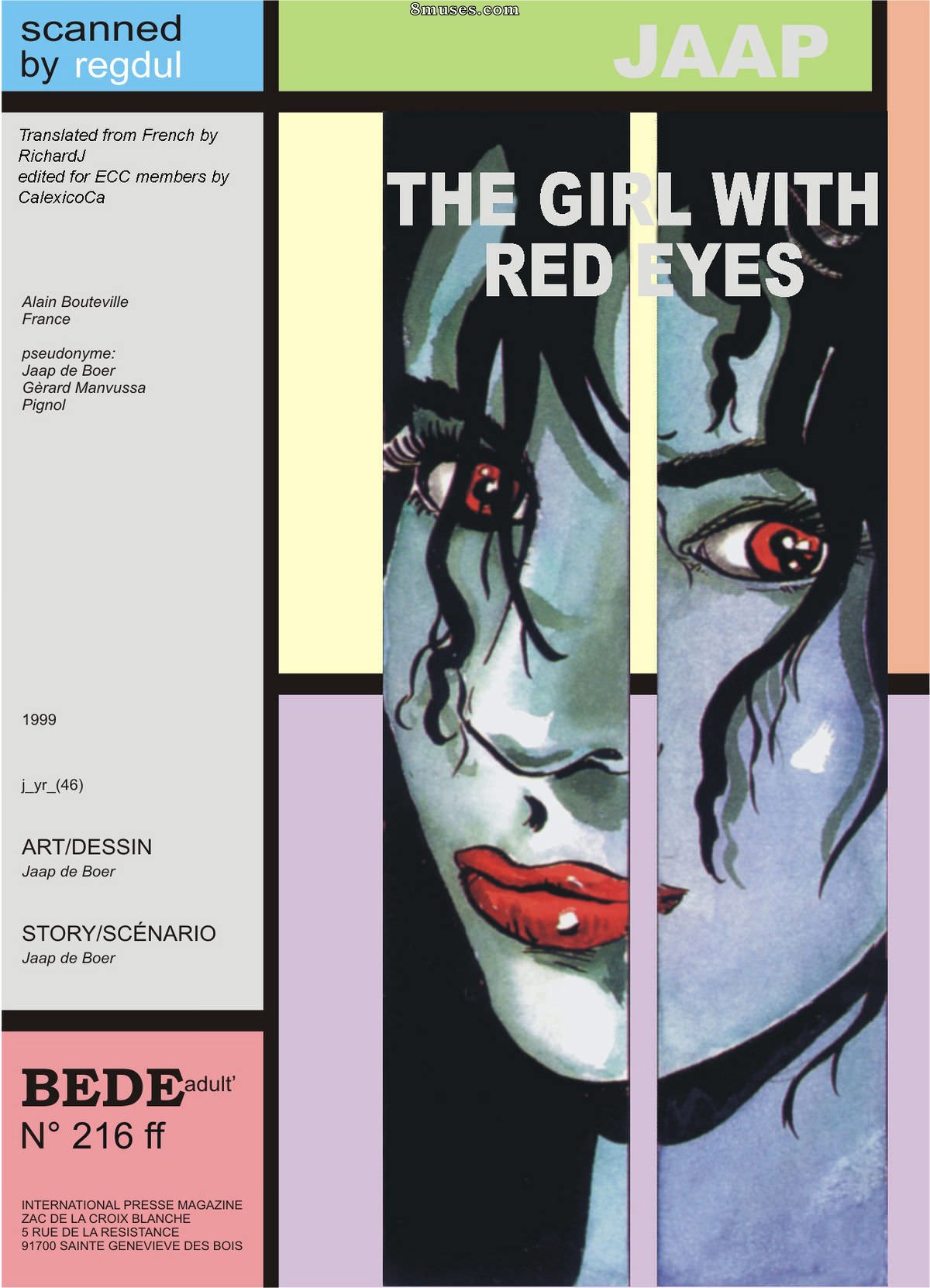 Classic Comics Collection - A garota com olhos vermelhos - Página 1
