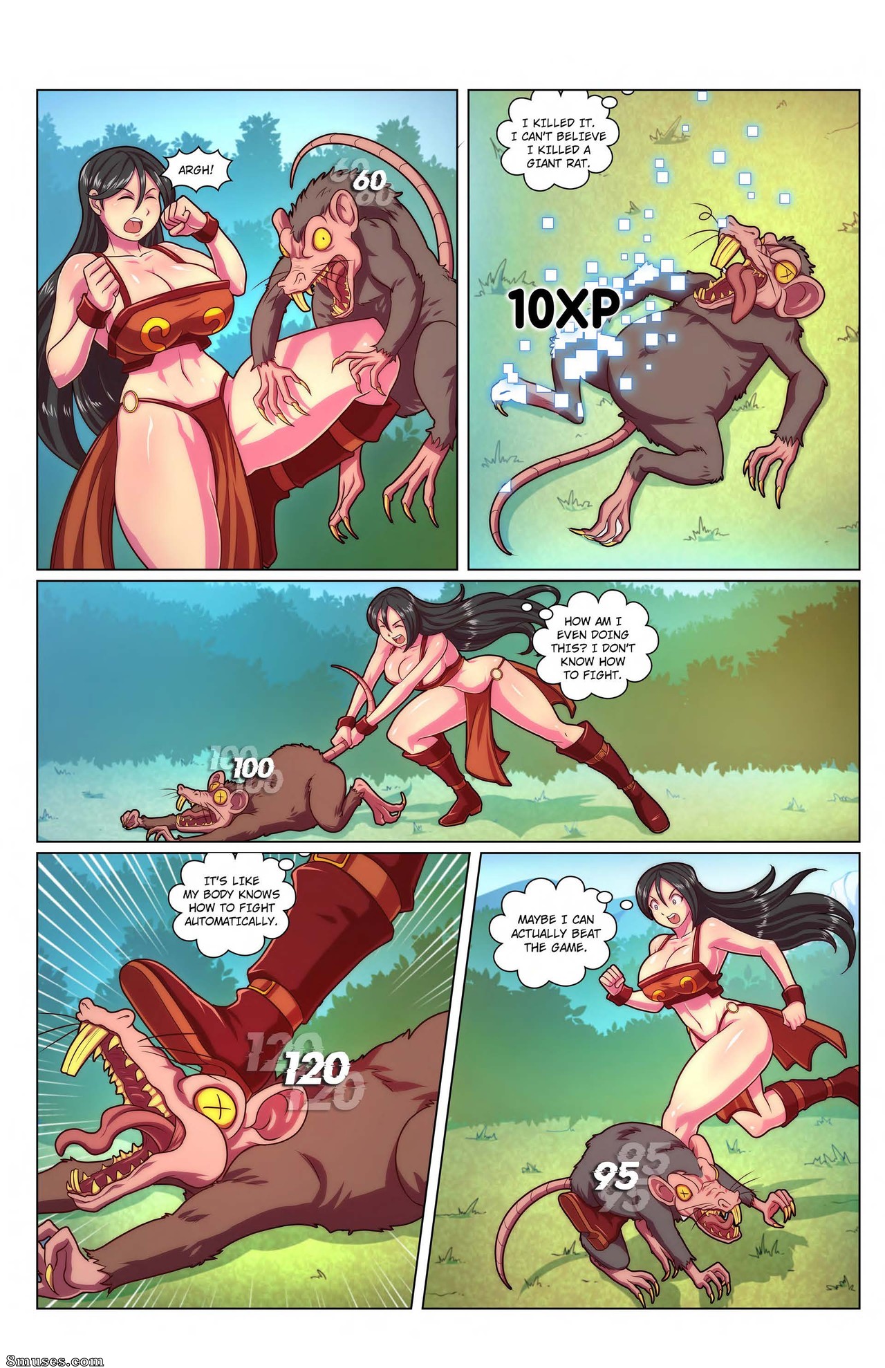 Page 8 | Giantess-Fan-Comics/Giantess-RPG/Issue-1 | 8muses - Sex Comics