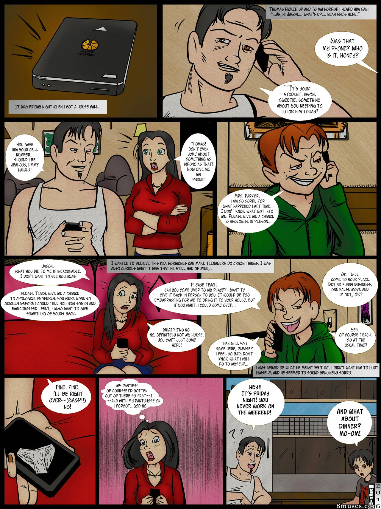 Page 9 | Everfire-Comics/Slave-to-My-Student | 8muses - Sex Comics