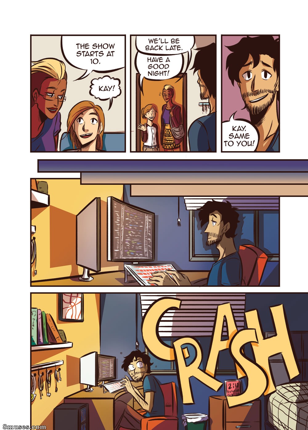 Filthy Figments Comics - One Late Night - Page 7
