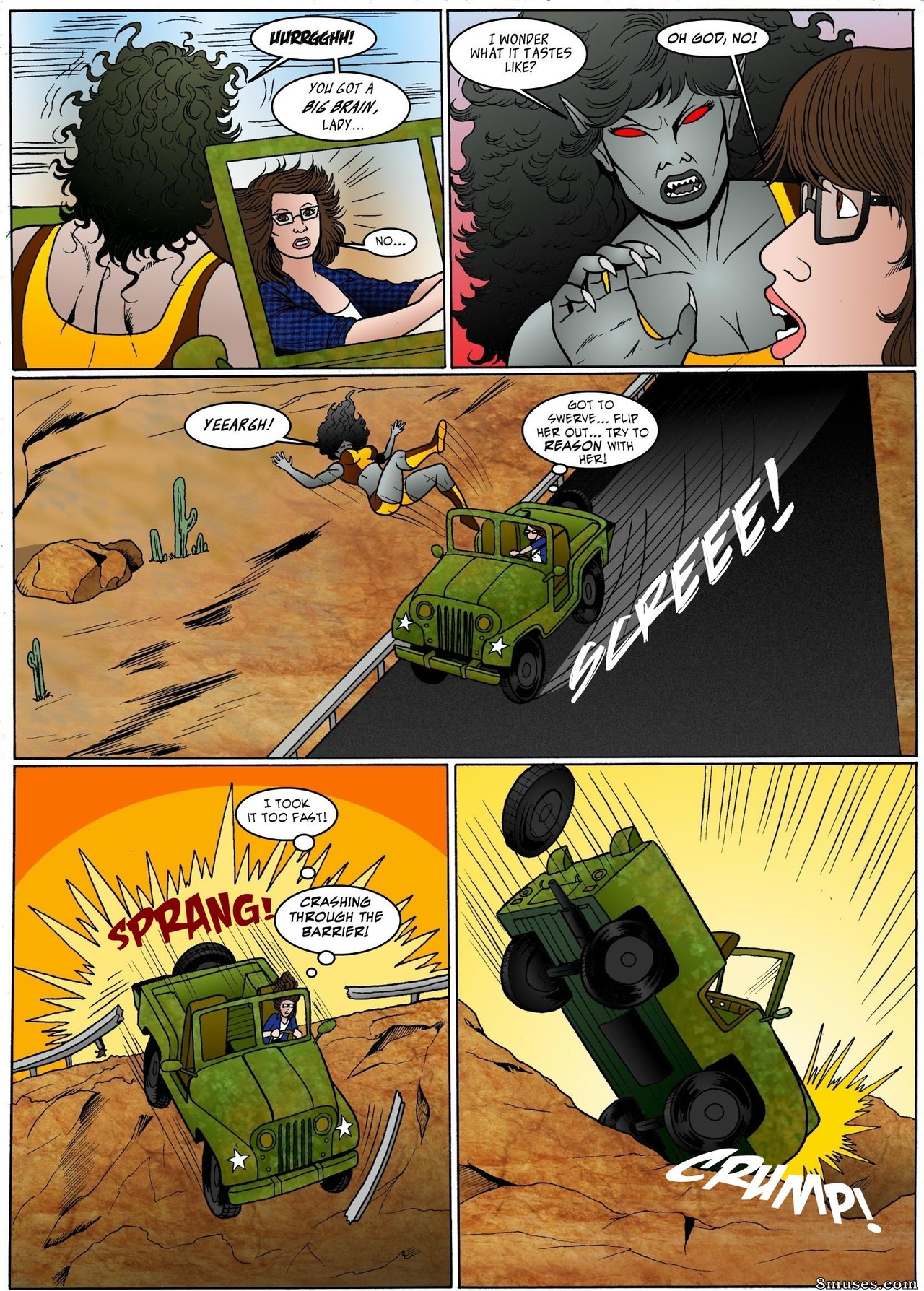 Manic Comics - A Fêmea Bruta das Trevas - Página 2