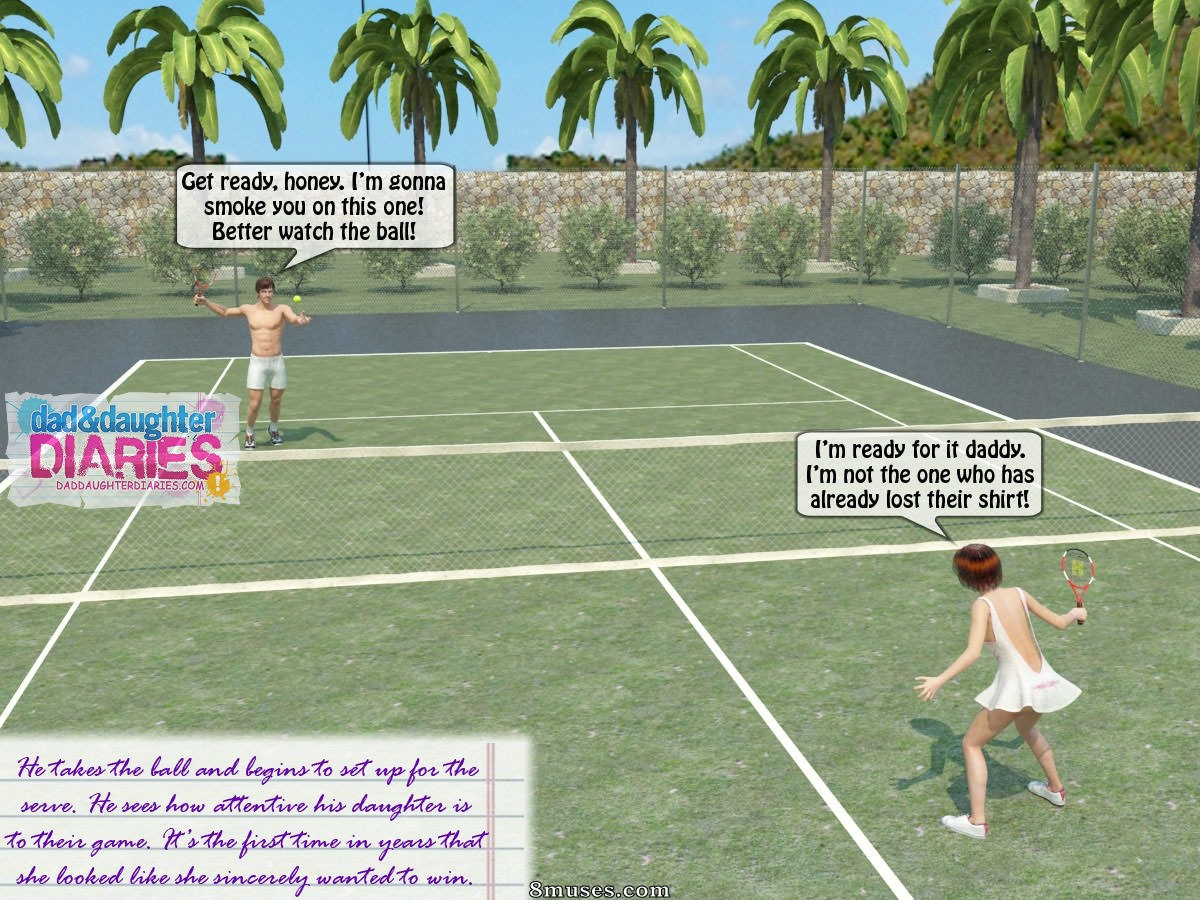 Page 9 | Dad-and-Daughter-Diaries-Comics/Game-of-Tennis | 8muses - Sex  Comics