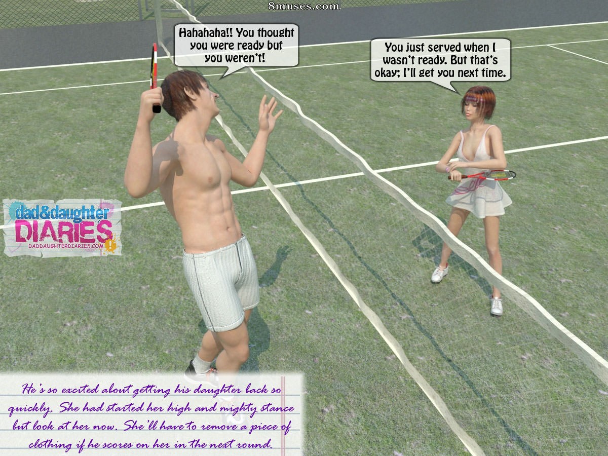 Dad and Daughter Diaries Comics - Jeux de tennis - Page 10