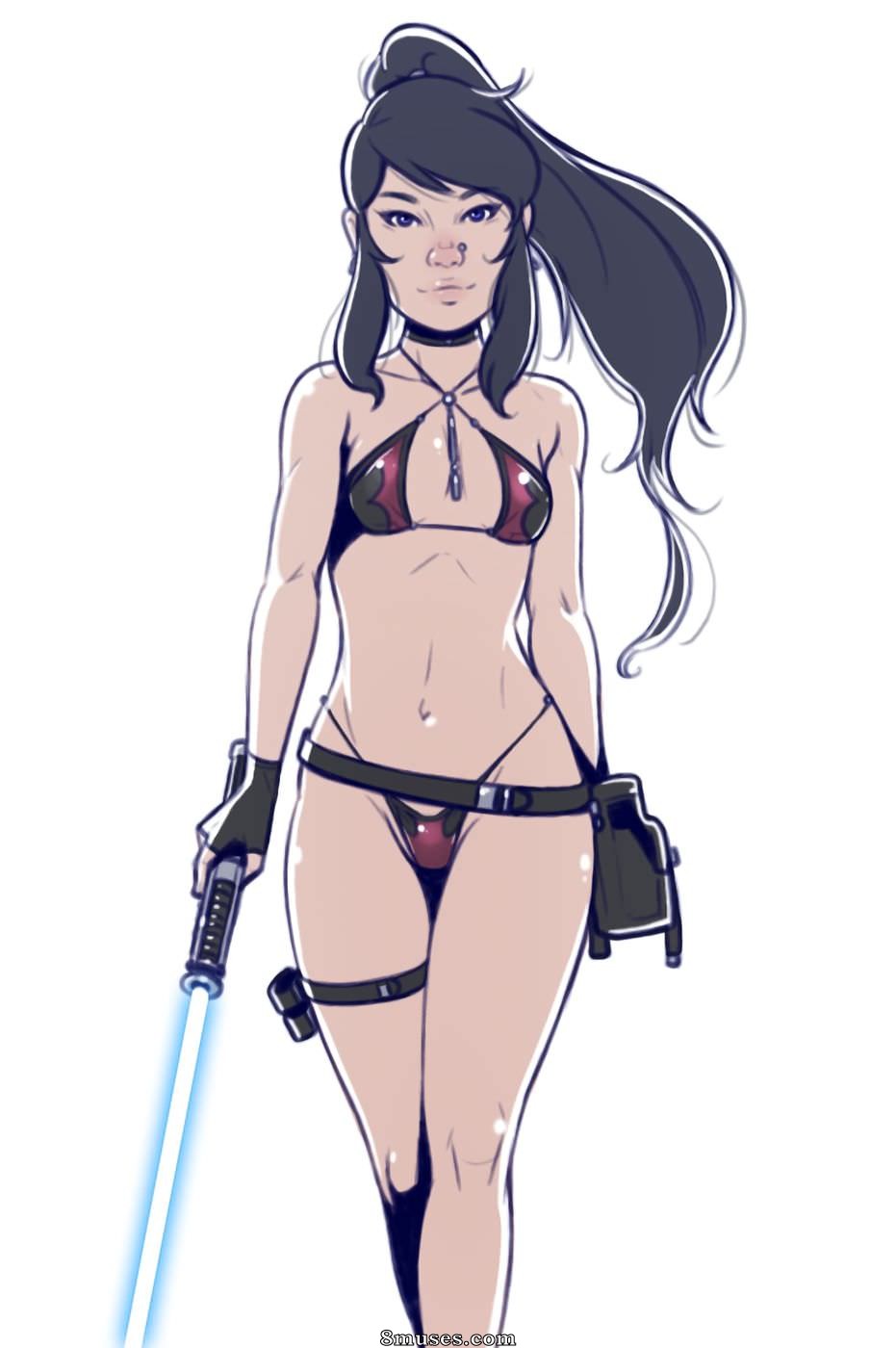Scribblekid - Dave Cheung Comics - Tanna Ran - Cavaleira Jedi humana - Página 8