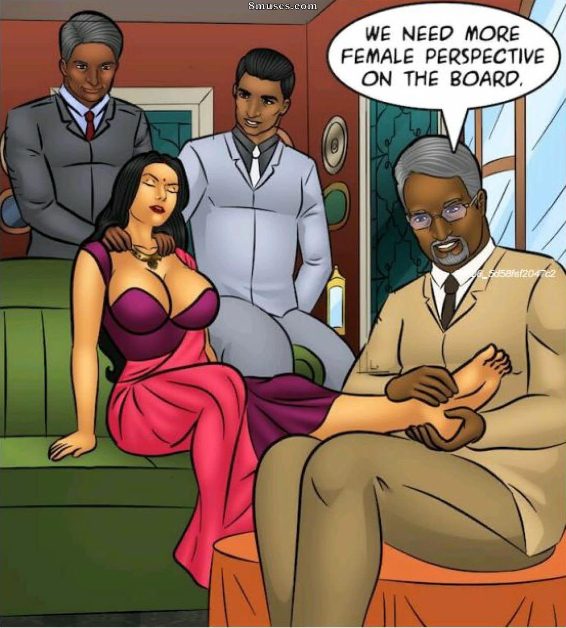 Kirtu.com Comics - Savita Bhabhi - Épisode 103 - Entrer dans le club des garçons - Page 91
